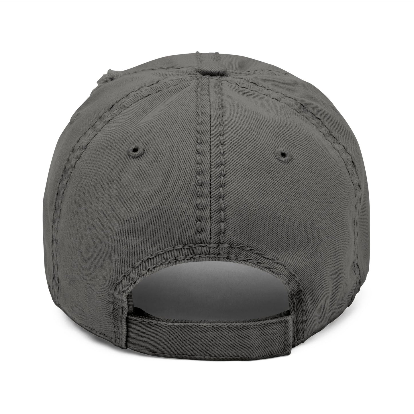 "Dough or Duh" Casual Cap Distressed Dad Hat - Embroidered